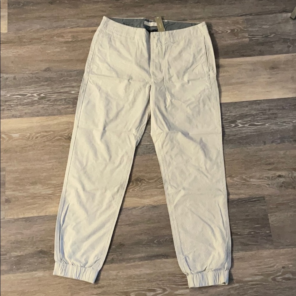 JCrew Men’s seersucker joggers